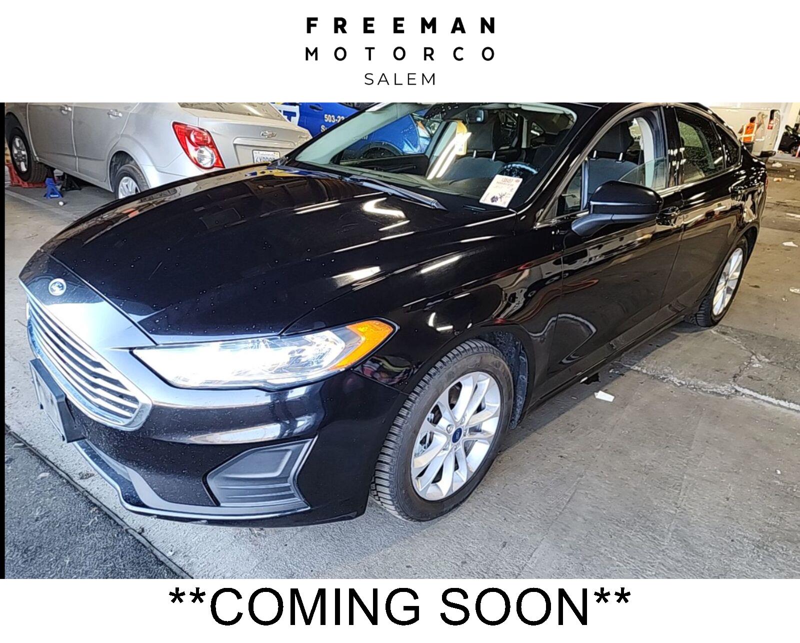 Agate Black 2020 Ford Fusion Sedan Front-Wheel Drive 6-Speed Automatic
