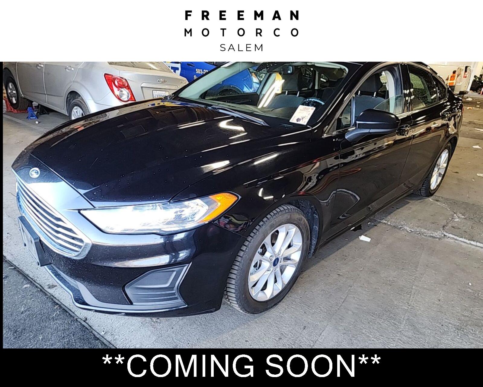 Agate Black 2020 Ford Fusion Sedan Front-Wheel Drive 6-Speed Automatic