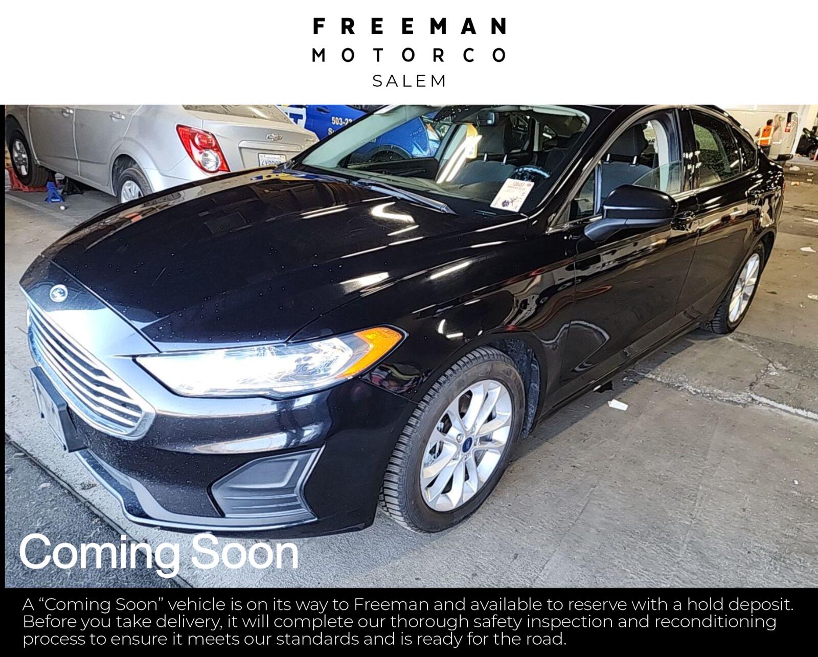 Agate Black 2020 Ford Fusion Sedan Front-Wheel Drive 6-Speed Automatic