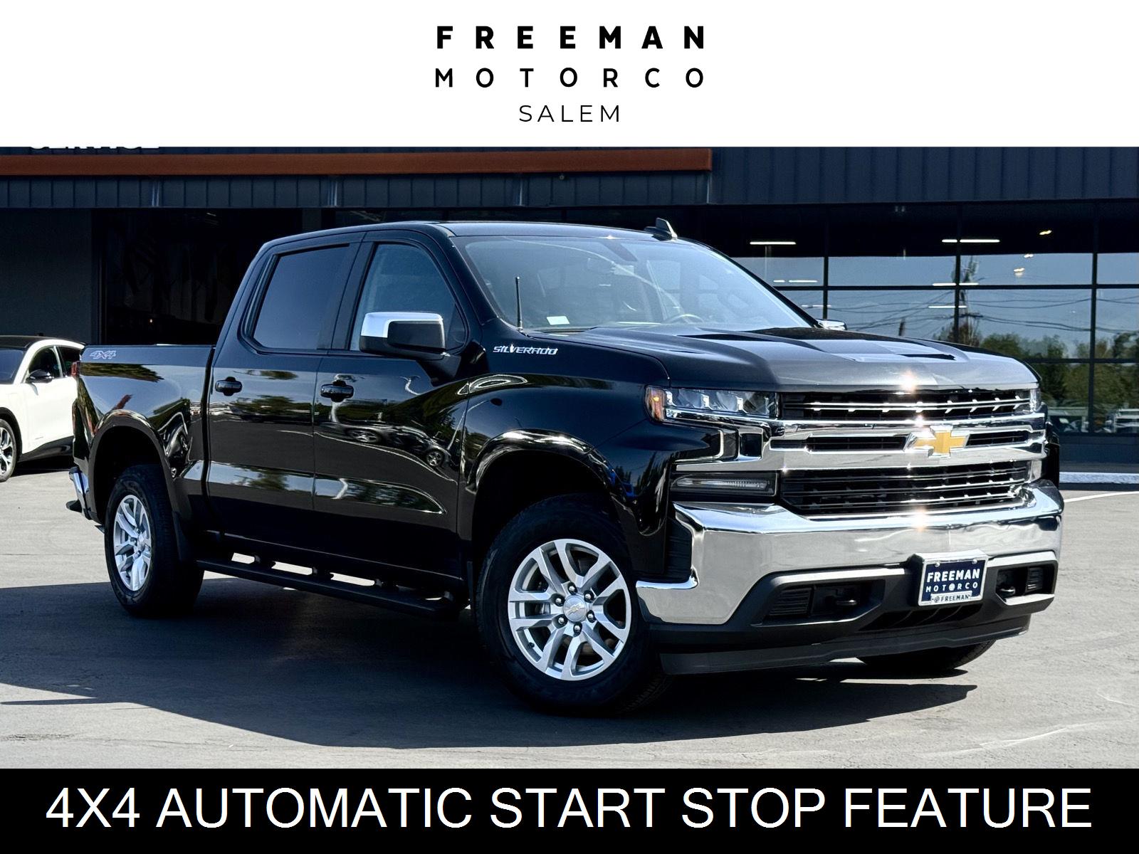Black 2021 Chevrolet Silverado 1500 Pickup Truck Four-Wheel Drive 8-Speed Automatic