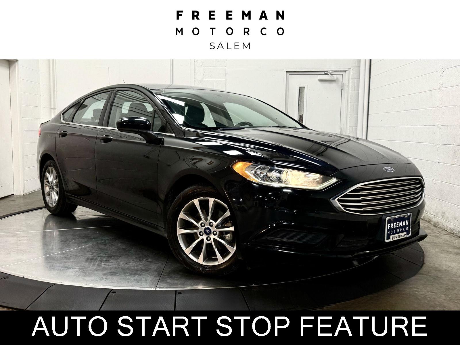 Shadow Black 2017 Ford Fusion Sedan Front-Wheel Drive 6-Speed Automatic