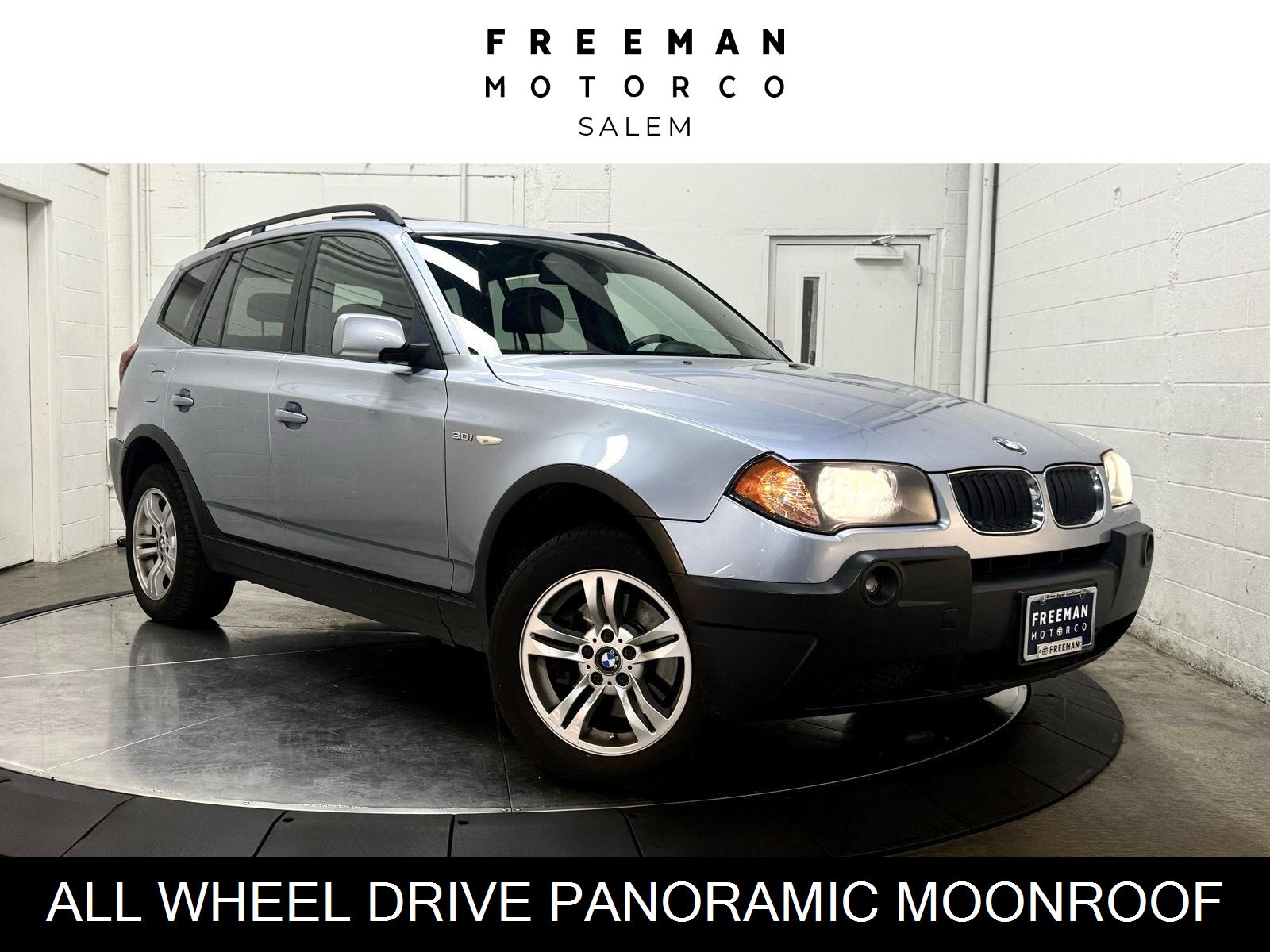 Silver 2005 BMW X3 SUV / Crossover All-Wheel Drive 6-Speed Automatic