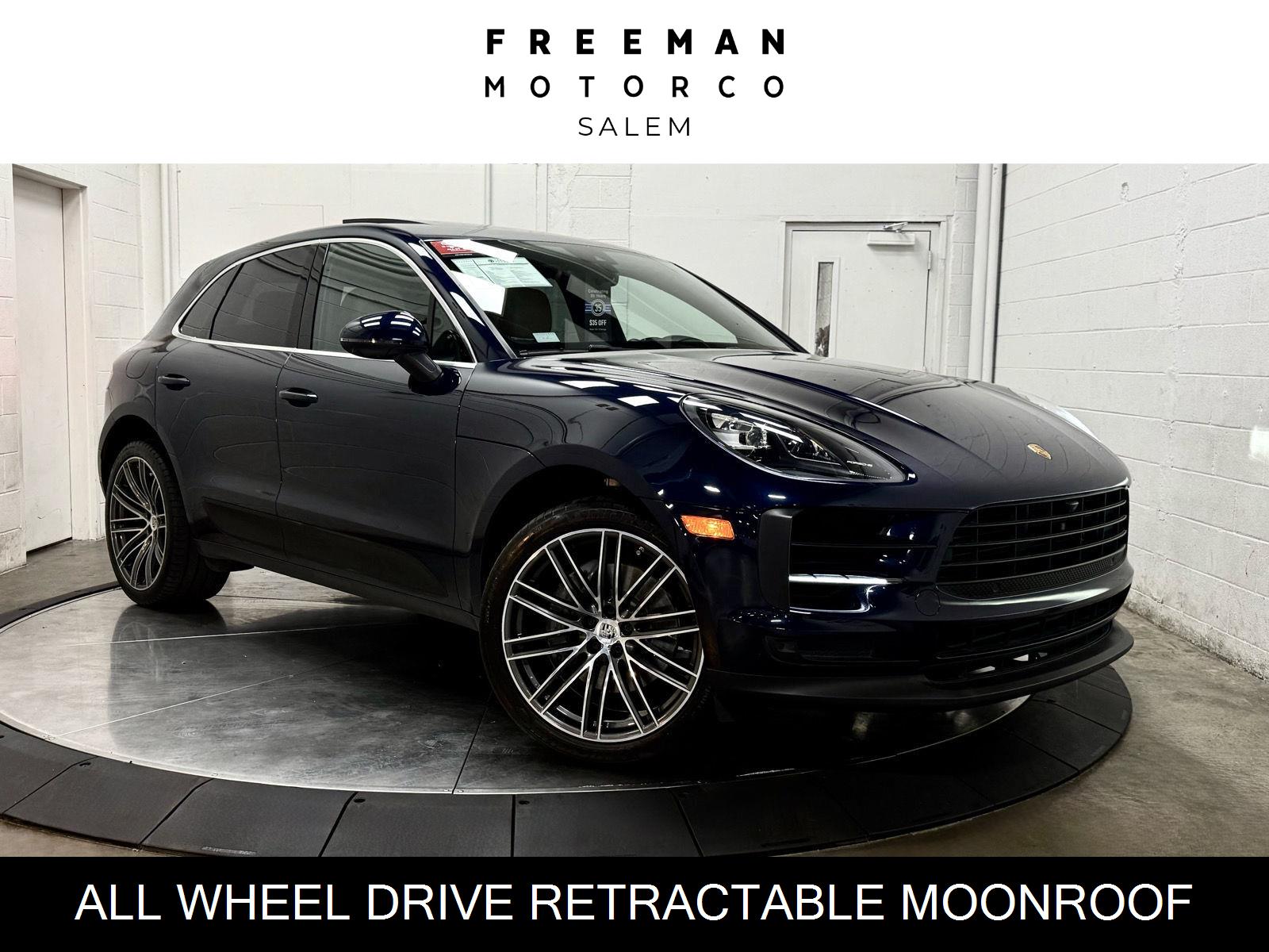 Night Blue Metallic 2021 Porsche Macan SUV / Crossover All-Wheel Drive Automatic