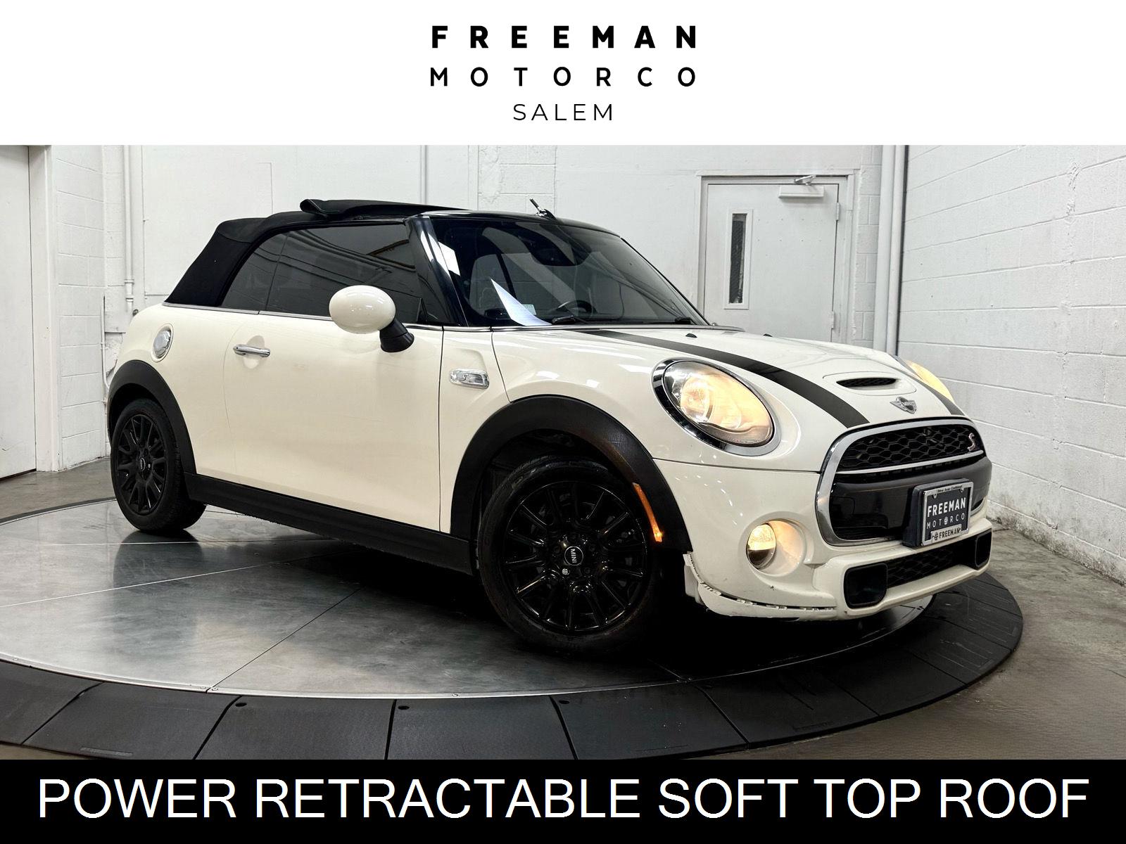 Pepper White 2016 MINI Cooper Convertible Front-Wheel Drive Automatic