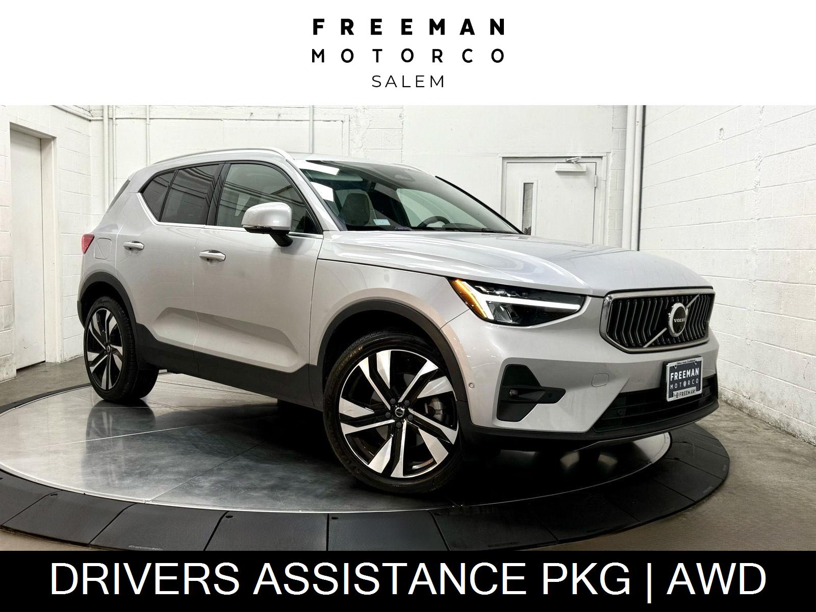 Silver Dawn Metallic 2023 Volvo XC40 SUV / Crossover All-Wheel Drive Automatic