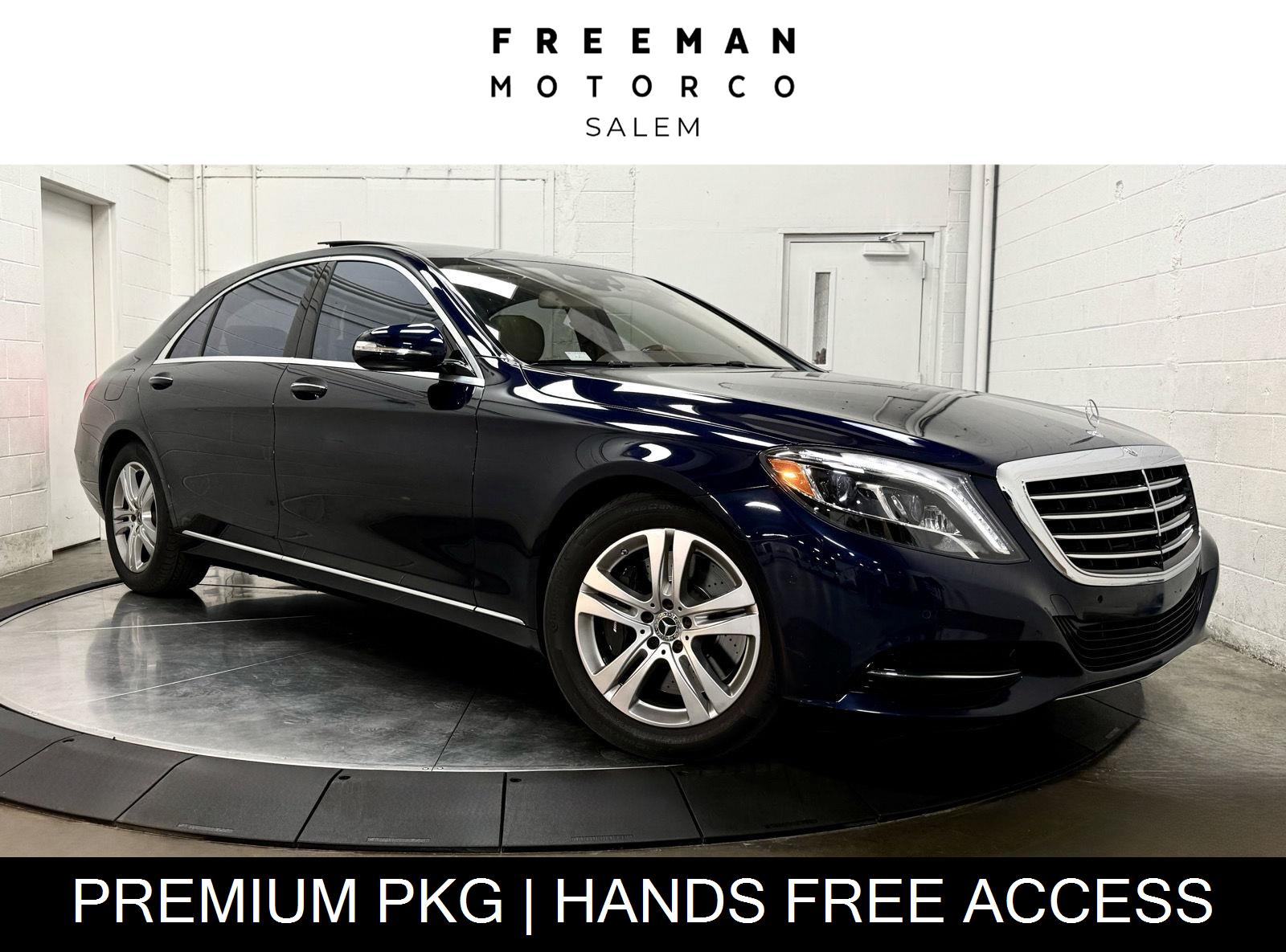 Lunar Blue Metallic 2017 Mercedes-Benz S-Class Sedan All-Wheel Drive Automatic