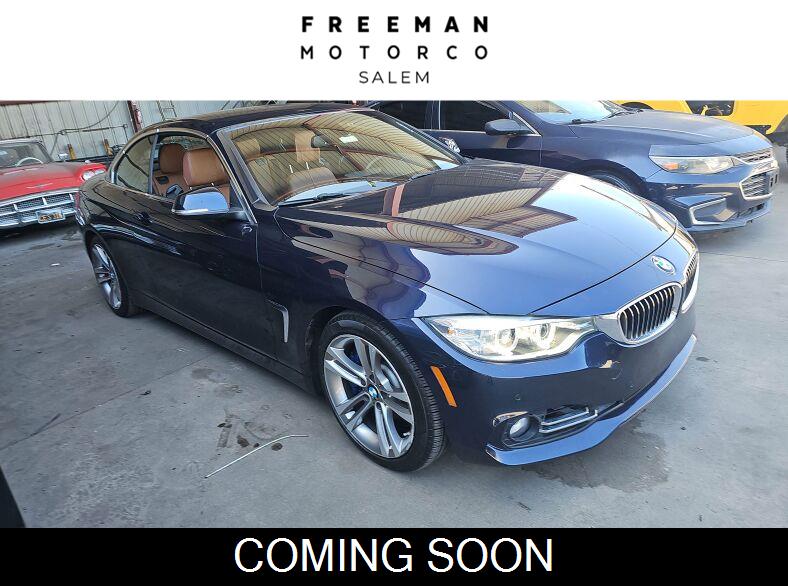 Blue 2015 BMW 4 Series Convertible Rear-Wheel Drive Automatic