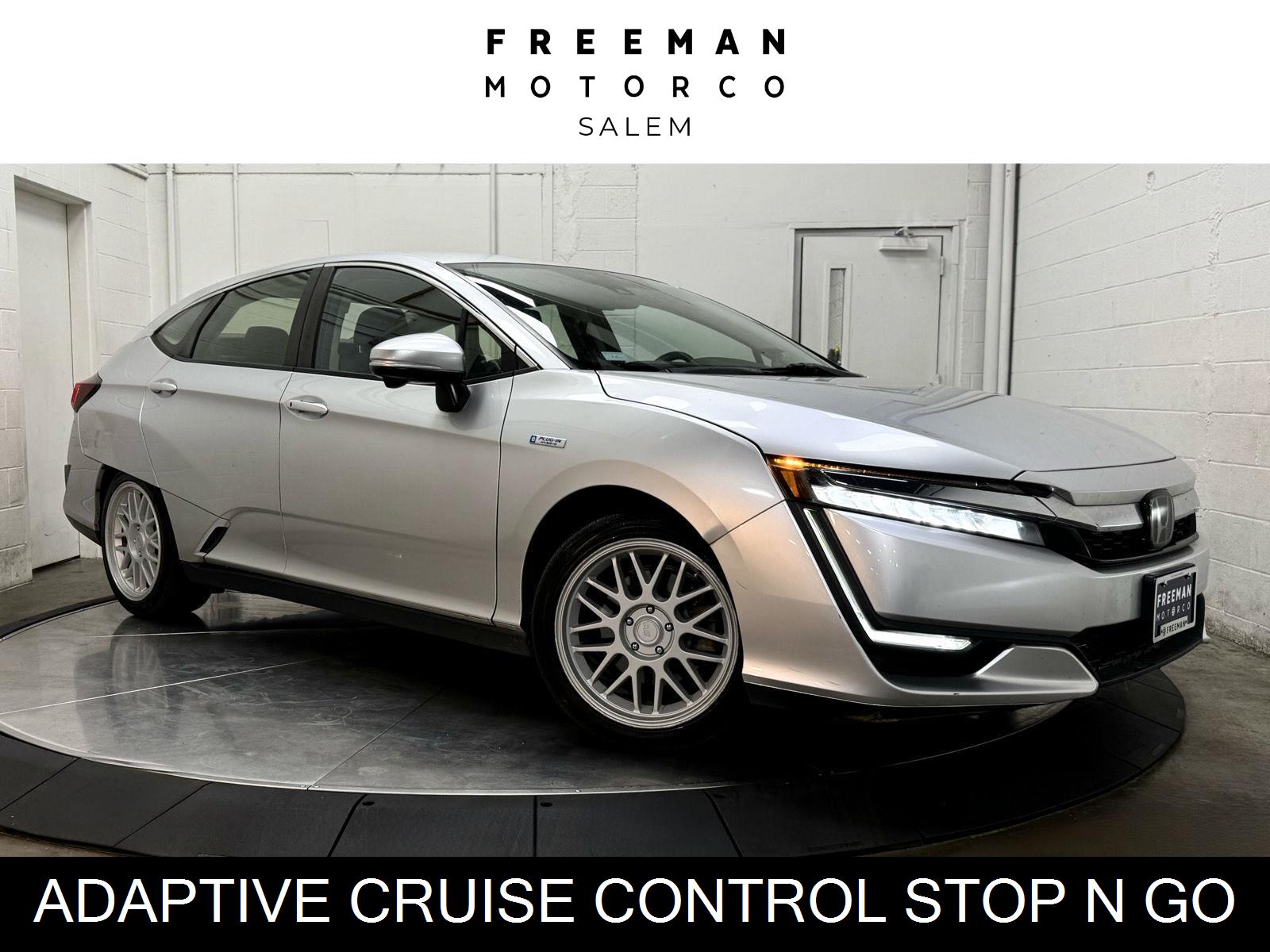 Solar Silver Metallic 2018 Honda Clarity Hybrid Plug-In Sedan Front-Wheel Drive Continuously Variable Transmission