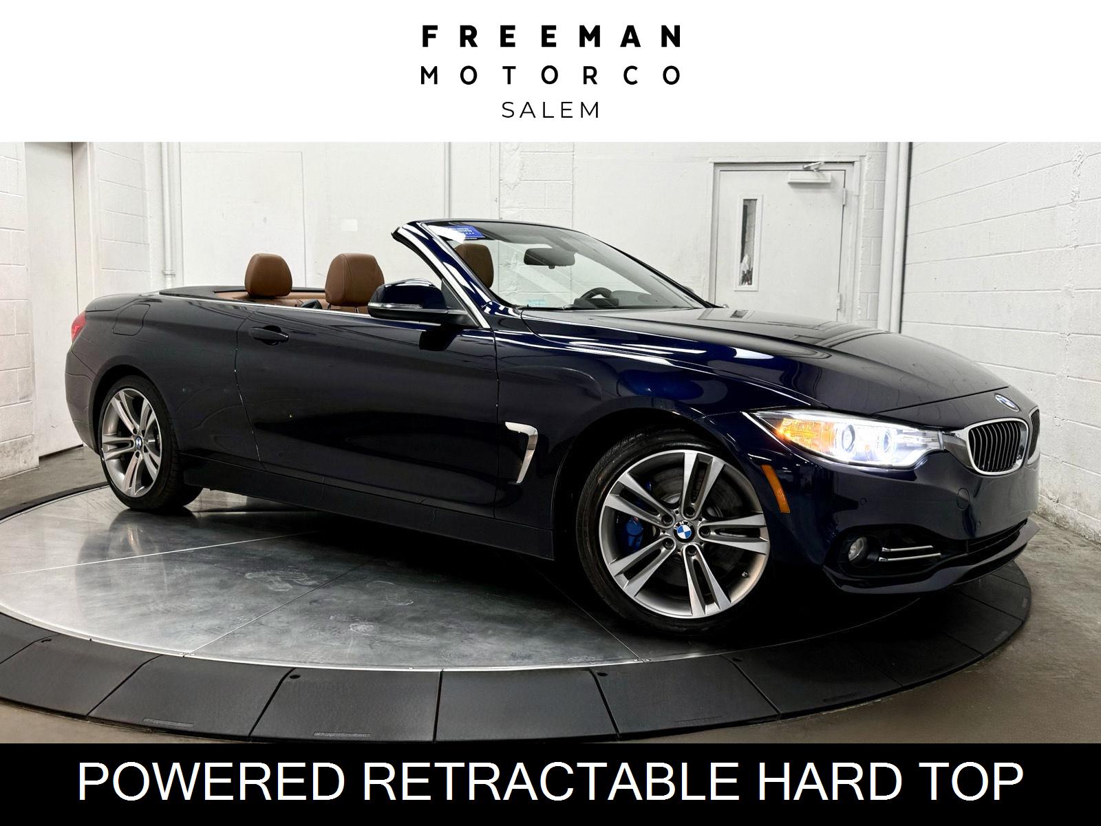 Blue 2015 BMW 4 Series Convertible Rear-Wheel Drive Automatic