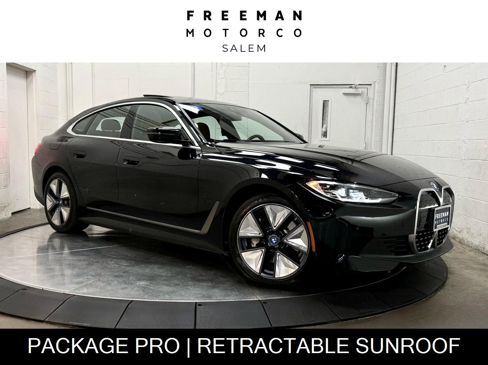 Black Sapphire Metallic 2024 BMW i4 Sedan Rear-Wheel Drive Automatic