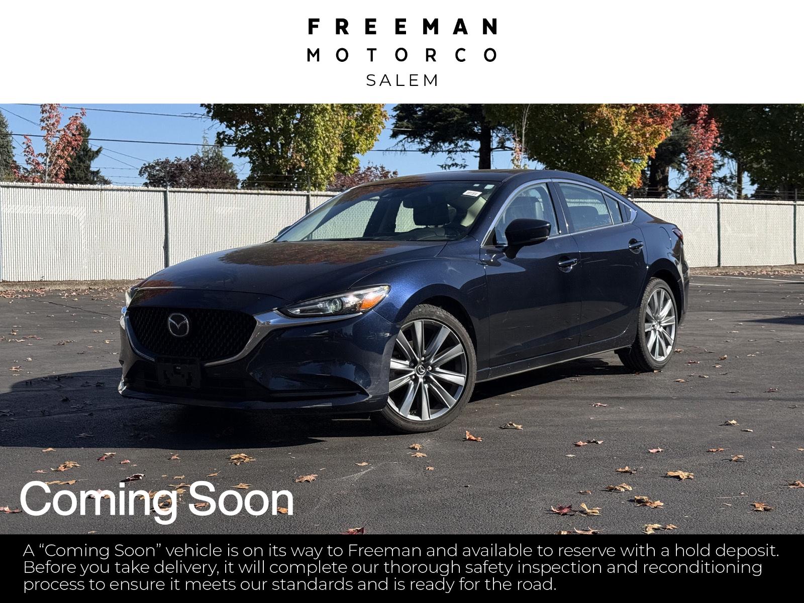 Jet Black Mica 2018 Mazda MAZDA6 Sedan Front-Wheel Drive Automatic