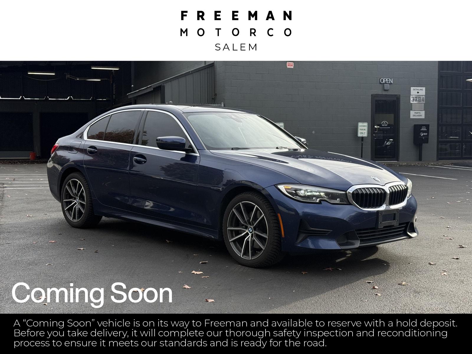 Mediterranean Blue Metallic 2019 BMW 3 Series Sedan All-Wheel Drive Automatic