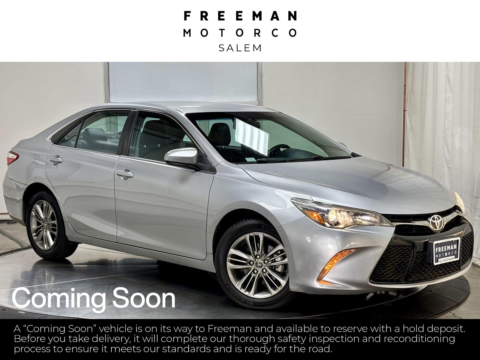 Celestial Silver Metallic 2015 Toyota Camry Sedan Front-Wheel Drive Automatic