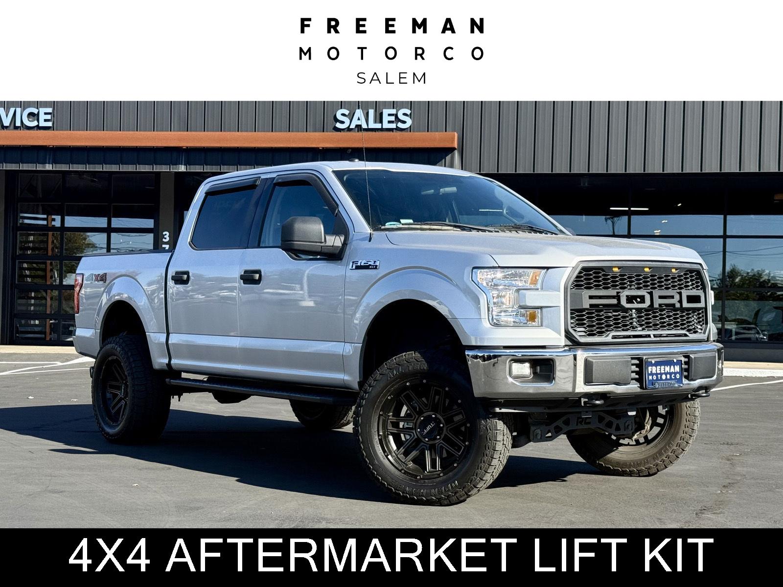 Ingot Silver 2017 Ford F-150 Pickup Truck Four-Wheel Drive 6-Speed Automatic