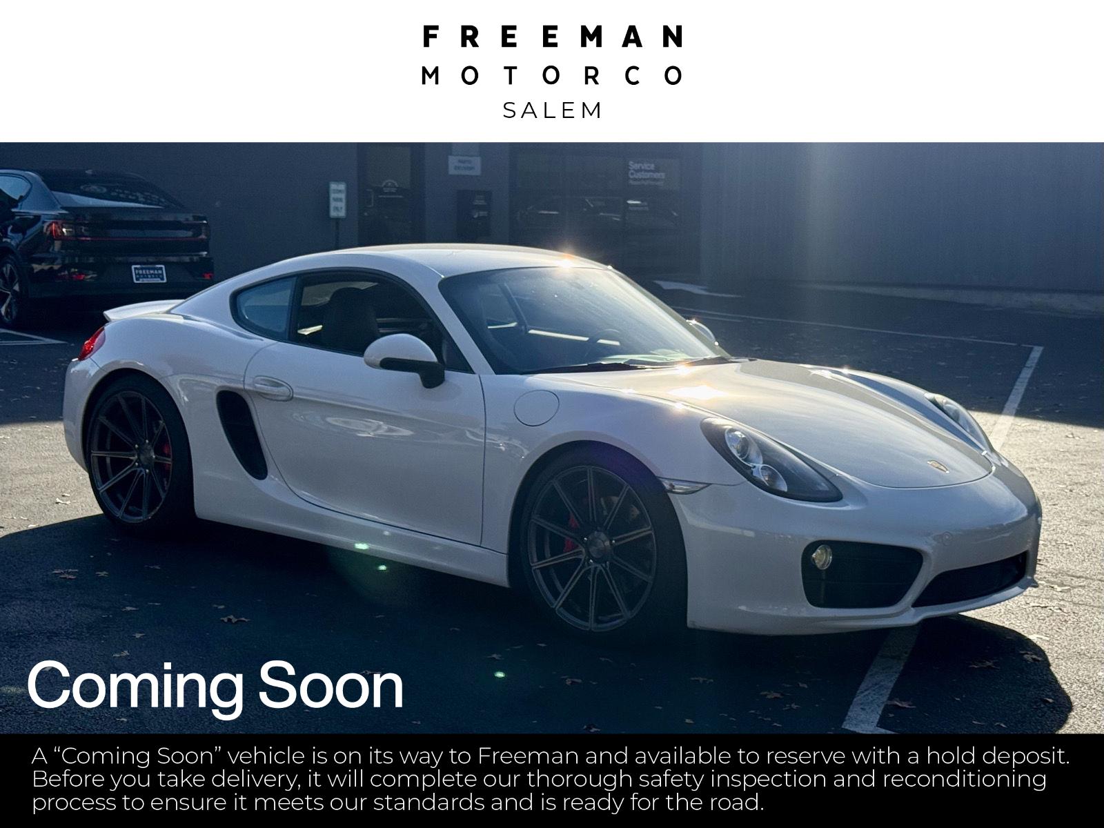 White 2016 Porsche Cayman Coupe Rear-Wheel Drive Automatic