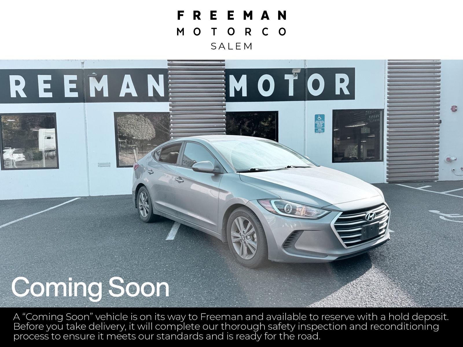 Machine Gray 2018 Hyundai Elantra Sedan Front-Wheel Drive Automatic