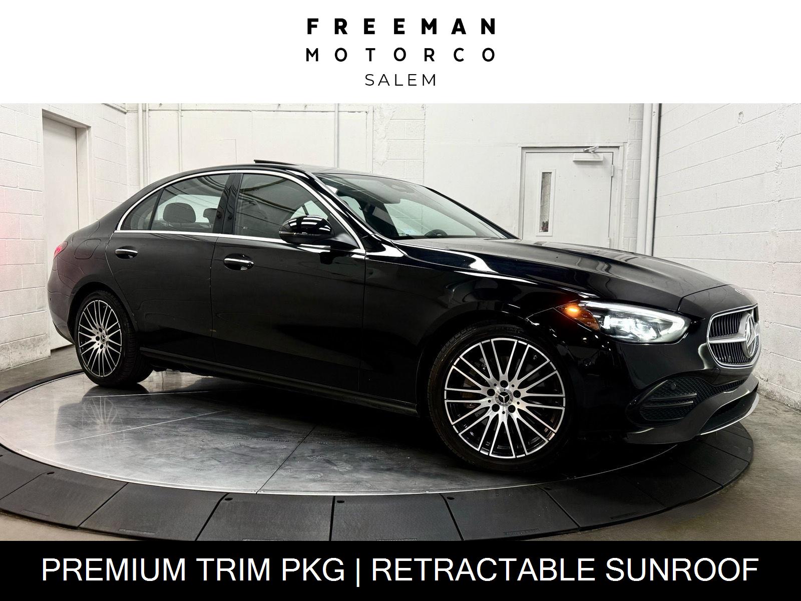 Black 2023 Mercedes-Benz C-Class Sedan All-Wheel Drive Automatic