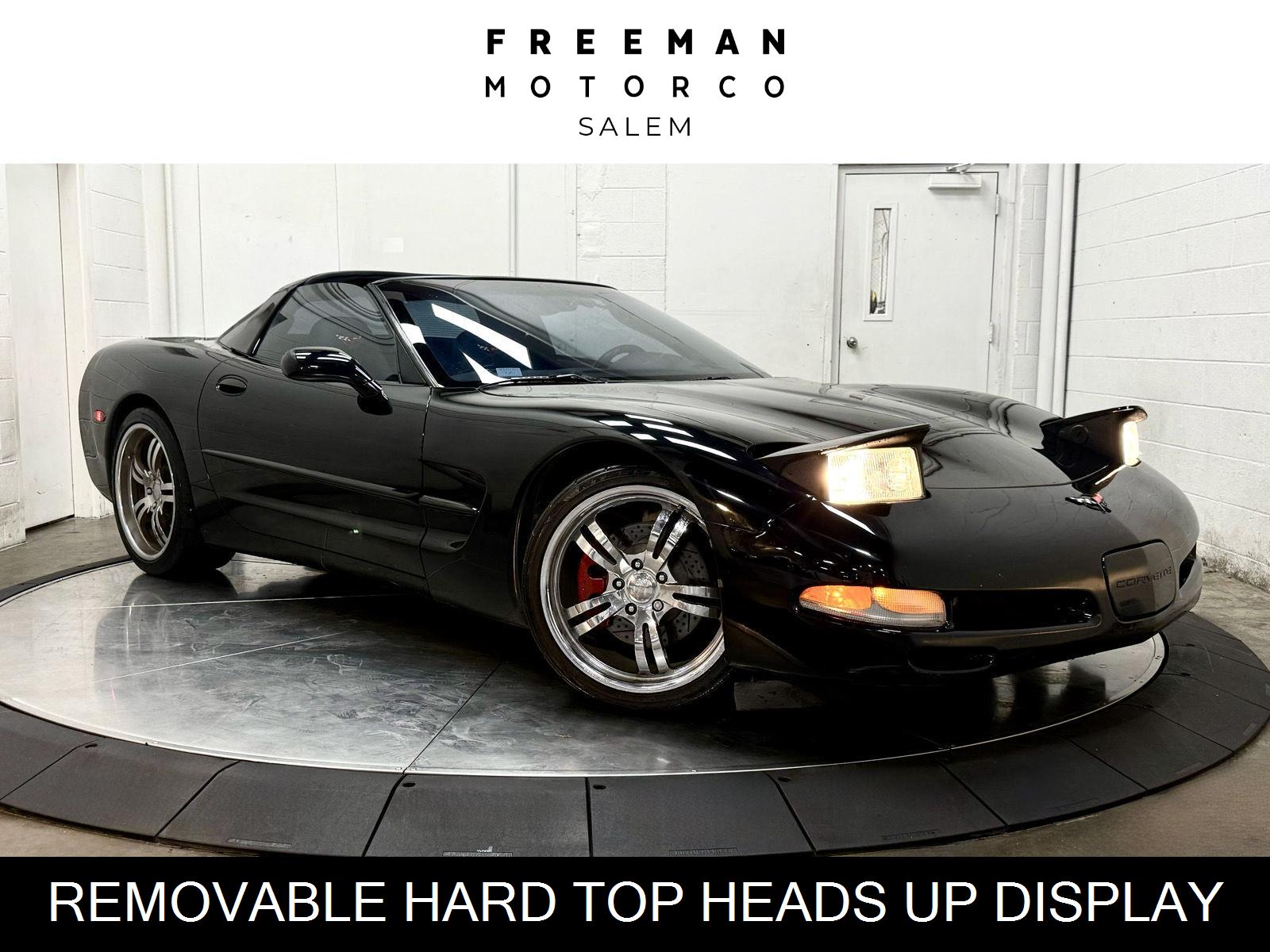 Black 2004 Chevrolet Corvette Coupe Rear-Wheel Drive 4-Speed Automatic