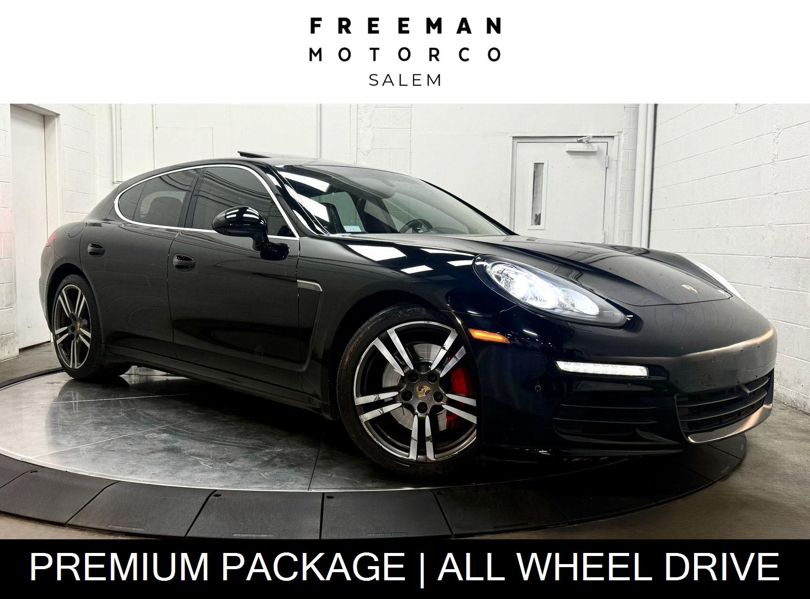 Black 2015 Porsche Panamera Sedan All-Wheel Drive Automatic