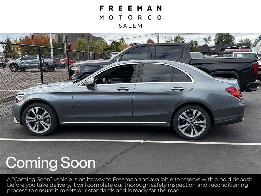 Gray (Selenite Grey Metallic) 2021 Mercedes-Benz C-Class Sedan All-Wheel Drive Automatic