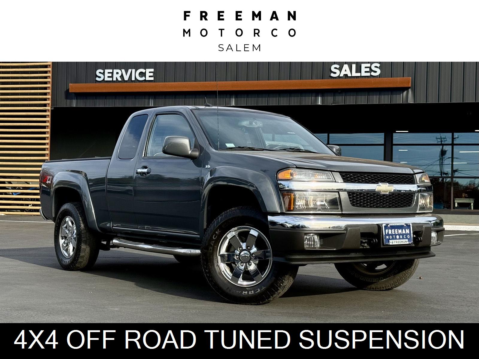 Dark Gray Metallic 2012 Chevrolet Colorado Pickup Truck Four-Wheel Drive 4-Speed Automatic