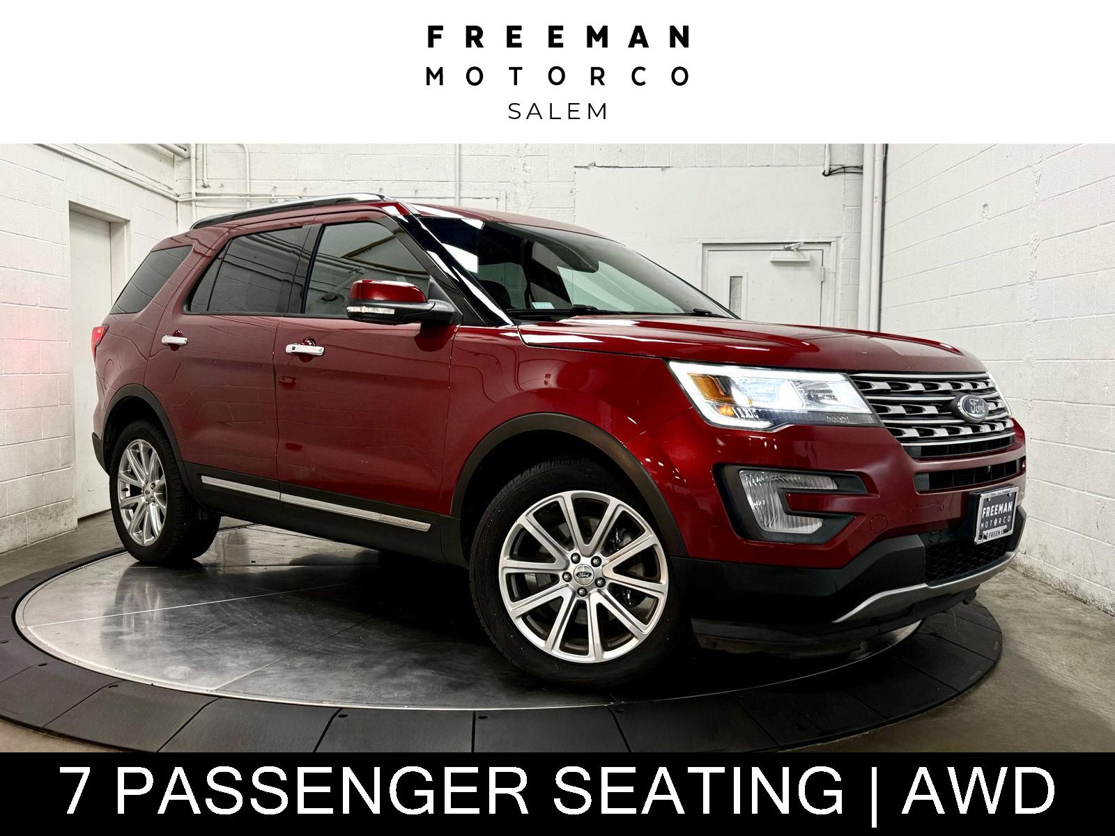 Ruby Red Metallic Tinted Clearcoat 2016 Ford Explorer SUV / Crossover All-Wheel Drive 6-Speed Automatic