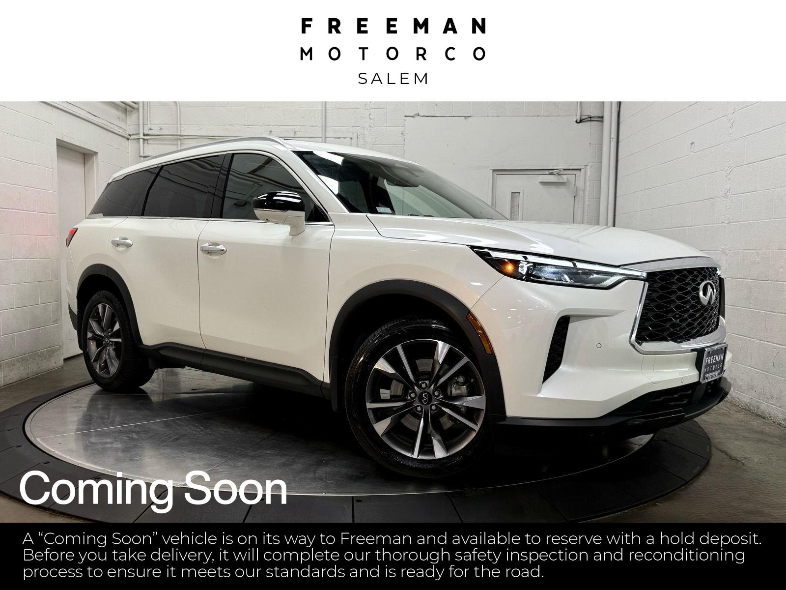 Majestic White 2023 INFINITI QX60 SUV / Crossover All-Wheel Drive Automatic