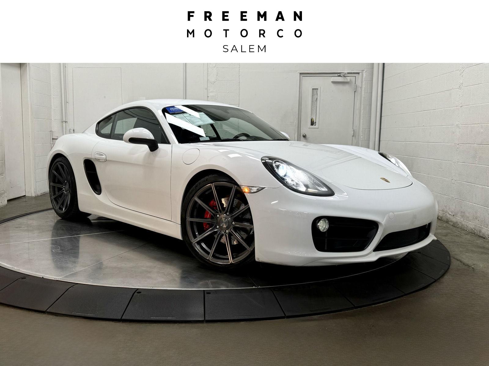 White 2016 Porsche Cayman Coupe Rear-Wheel Drive Automatic