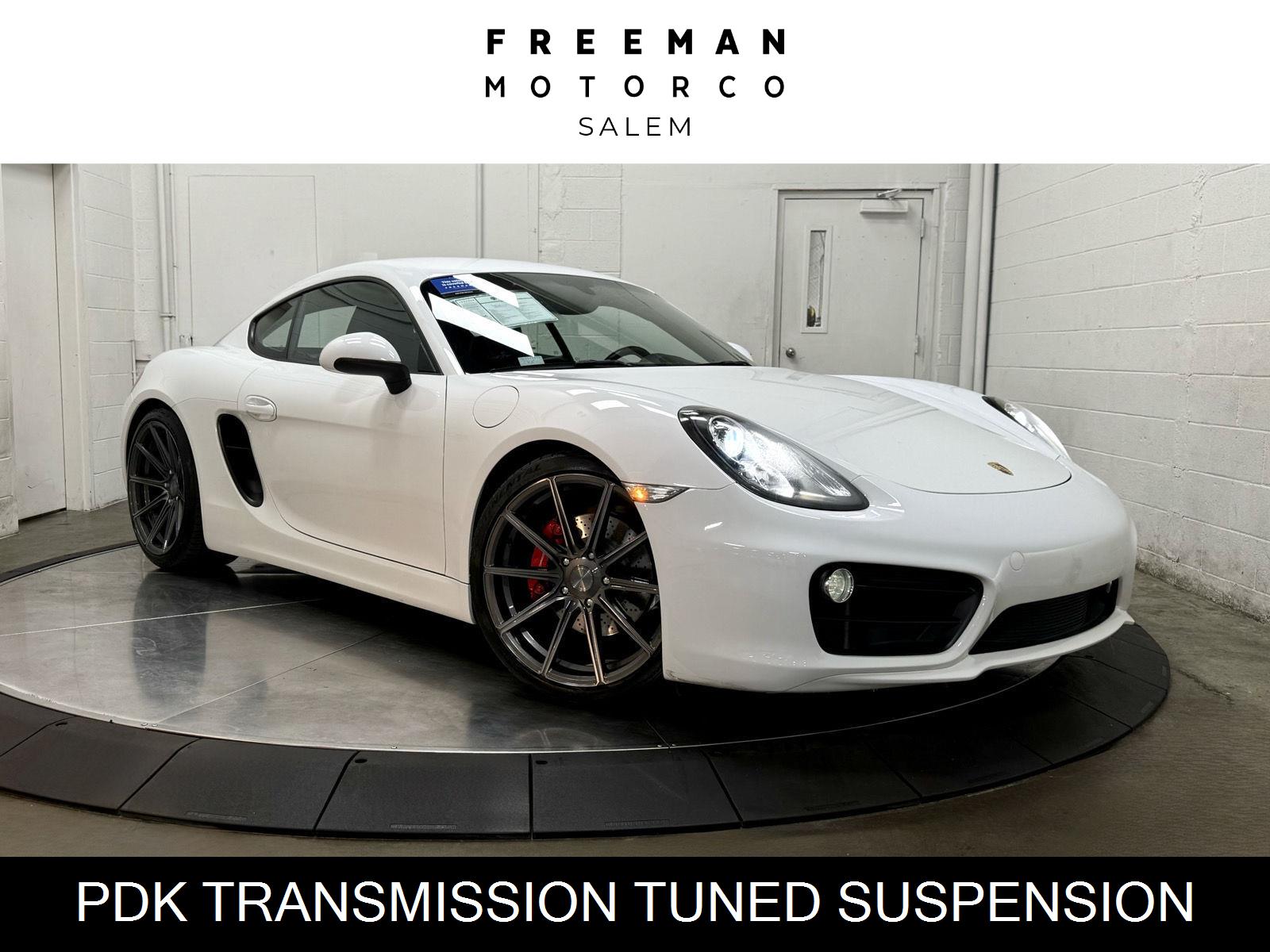 White 2016 Porsche Cayman Coupe Rear-Wheel Drive Automatic