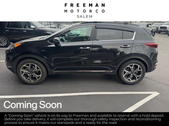 Black Cherry 2021 Kia Sportage SUV / Crossover All-Wheel Drive Automatic