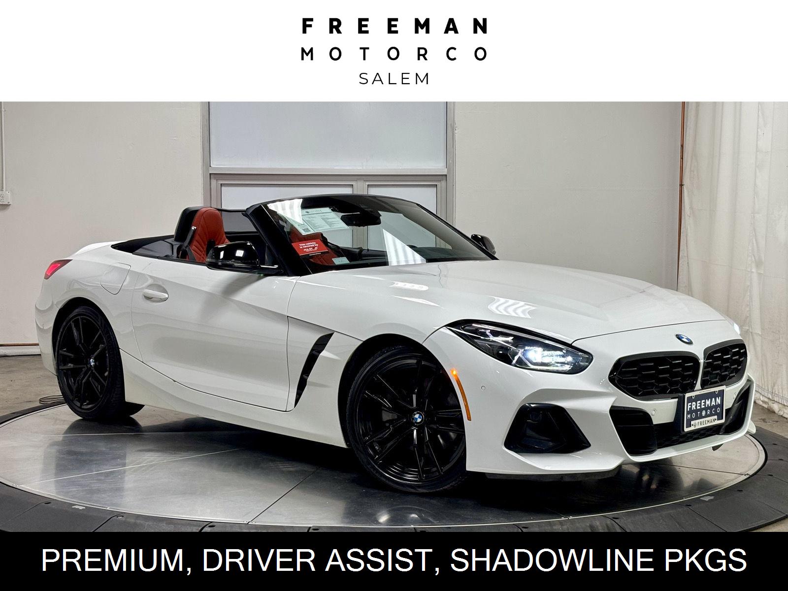 Alpine White 2023 BMW Z4 Convertible Rear-Wheel Drive Automatic