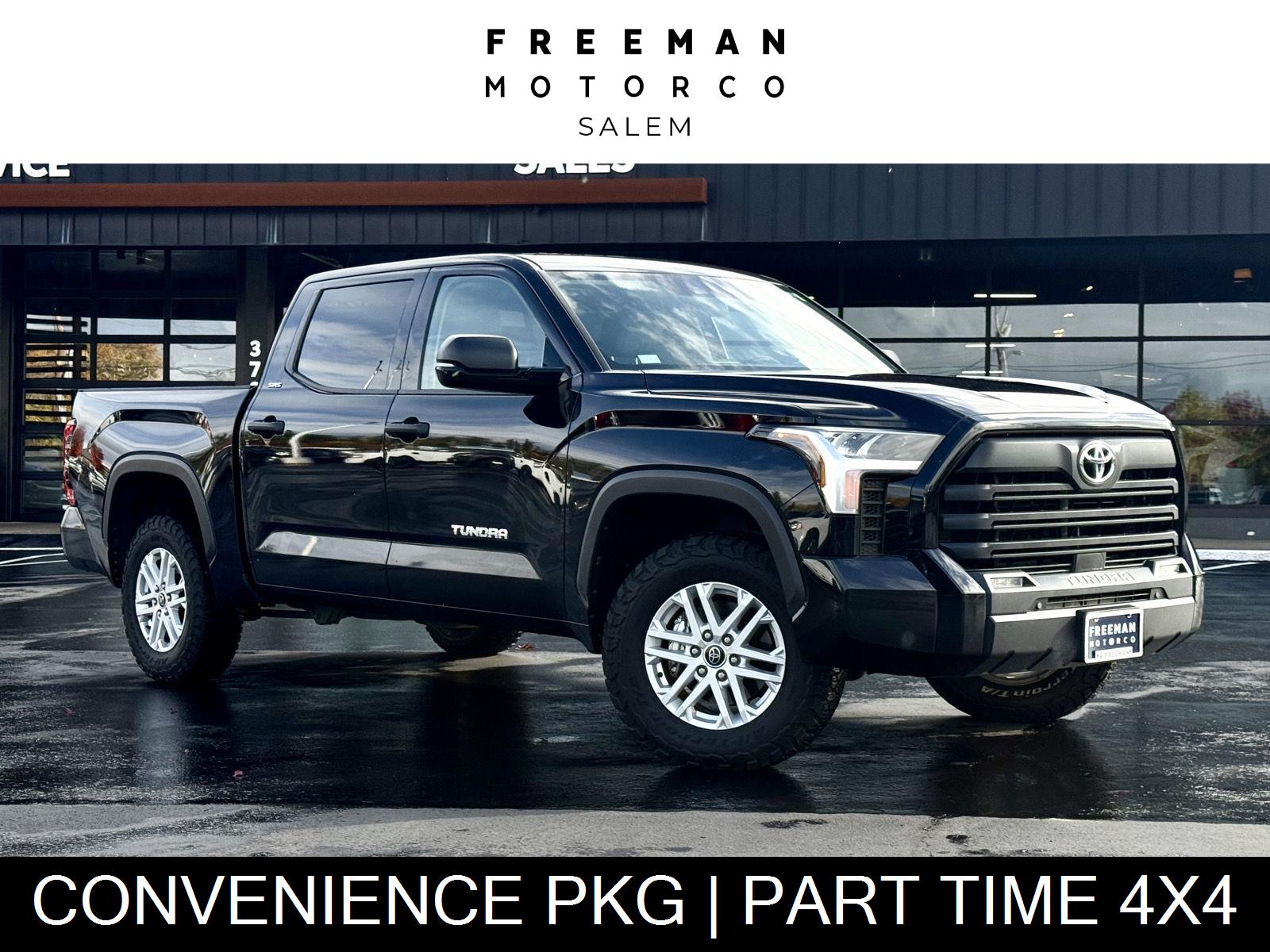 Midnight Black Metallic 2023 Toyota Tundra Pickup Truck Four-Wheel Drive Automatic