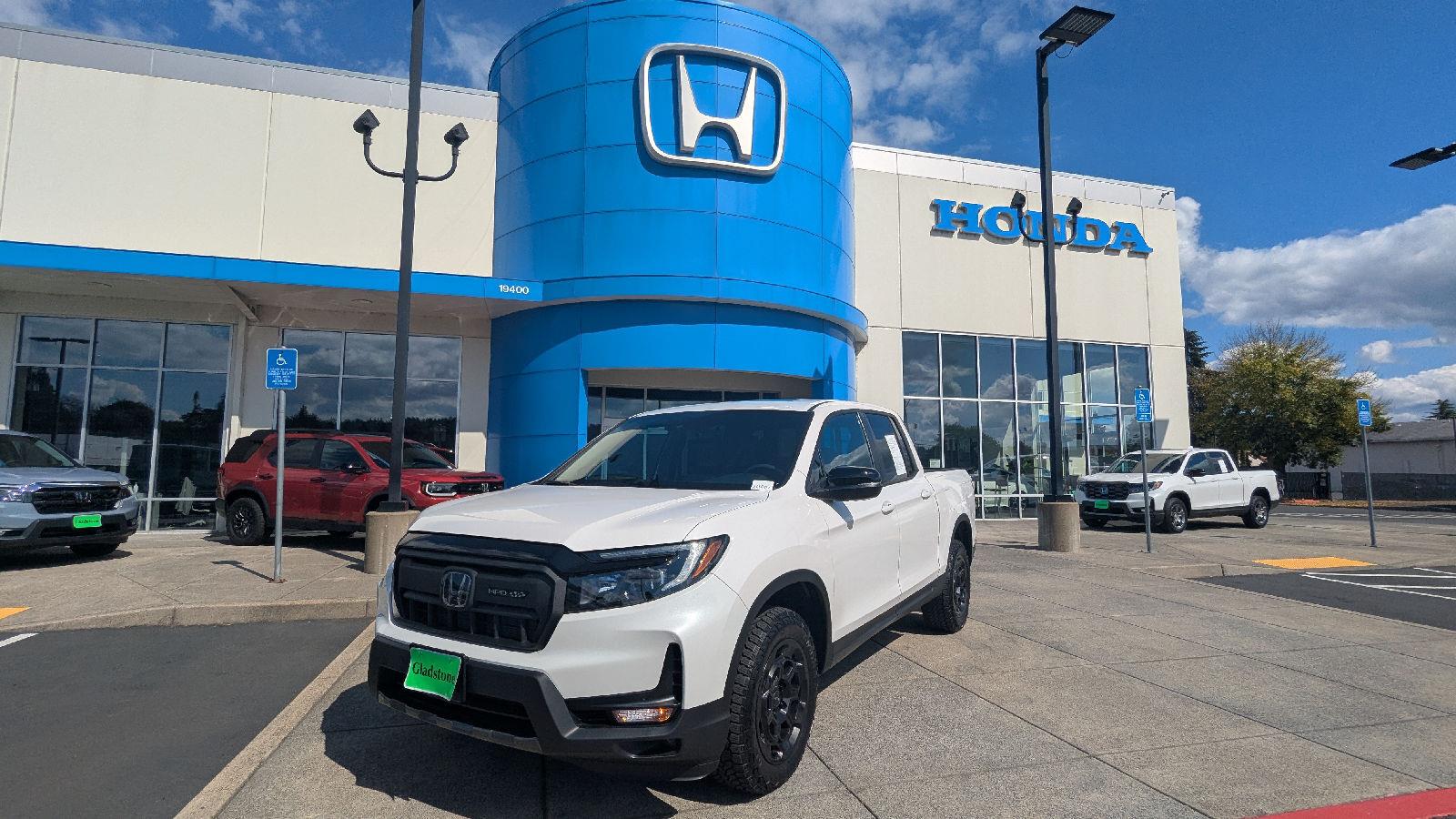 Platinum White Pearl 2025 Honda Ridgeline Pickup Truck All-Wheel Drive Automatic