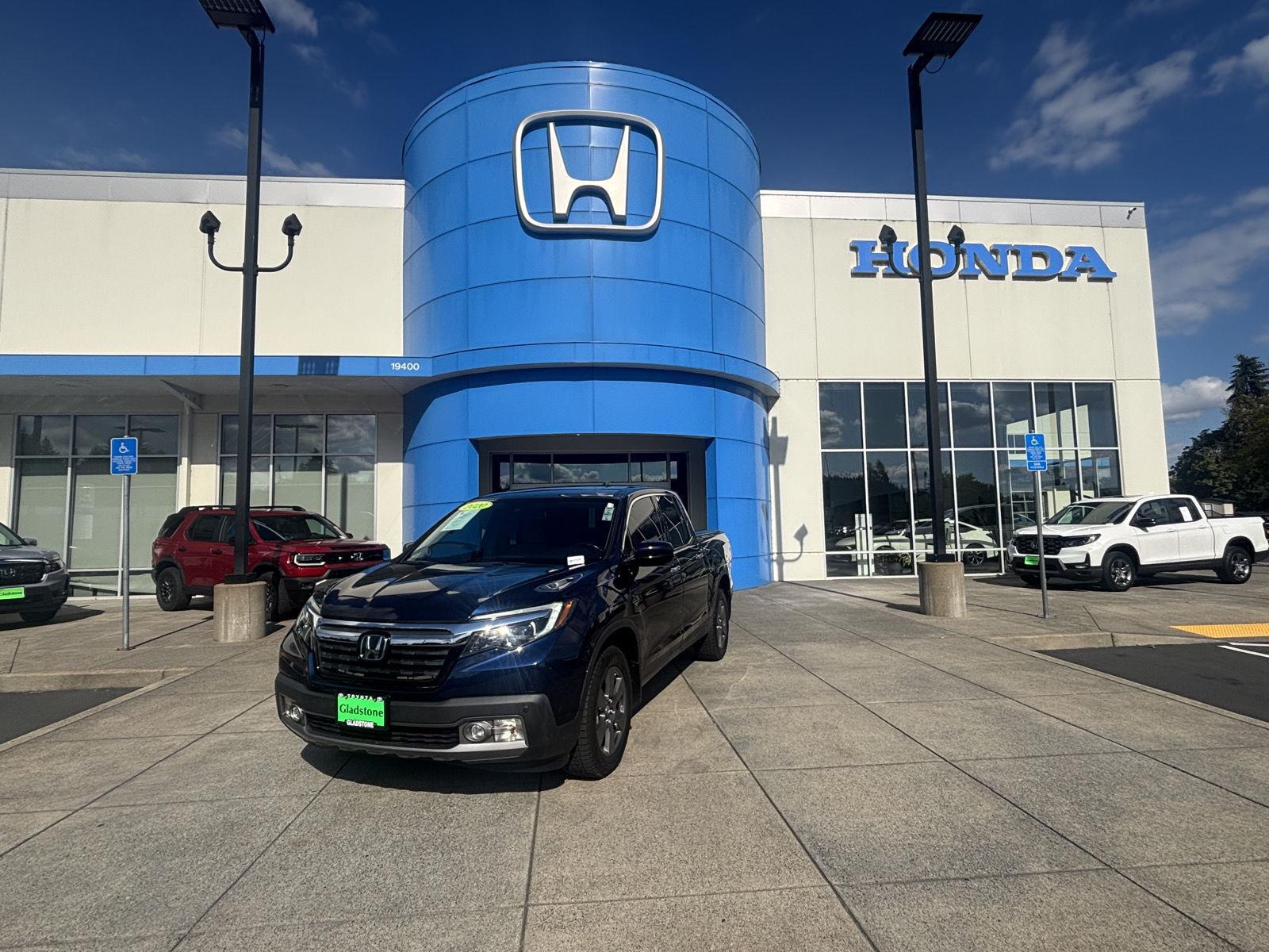 Black (Obsidian Blue Pearl) 2020 Honda Ridgeline Pickup Truck All-Wheel Drive Automatic