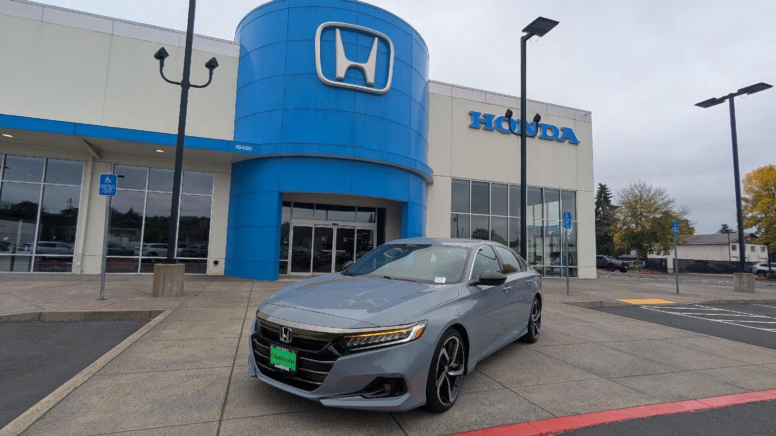 Sonic Gray Pearl 2022 Honda Accord Sedan Front-Wheel Drive Continuously Variable Transmission