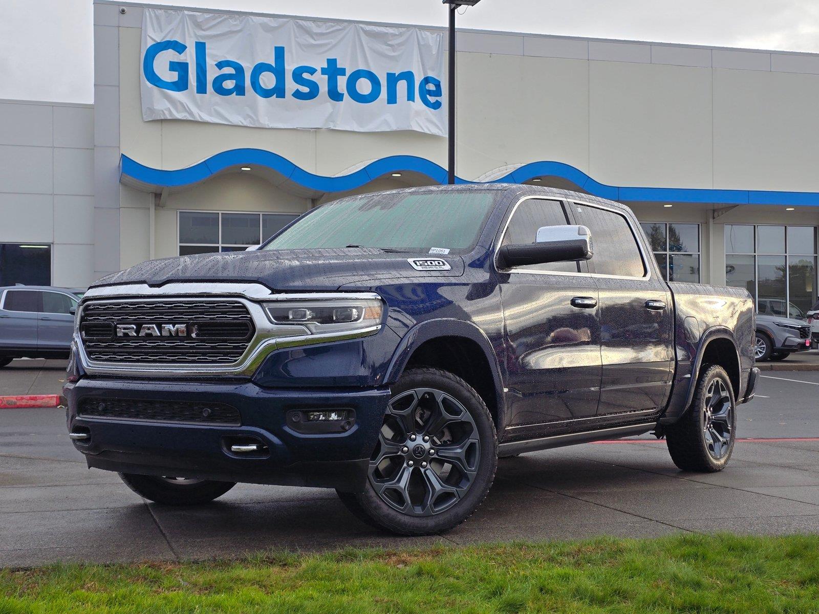Patriot Blue Pearlcoat 2019 RAM 1500 Pickup Truck Four-Wheel Drive 8-Speed Automatic