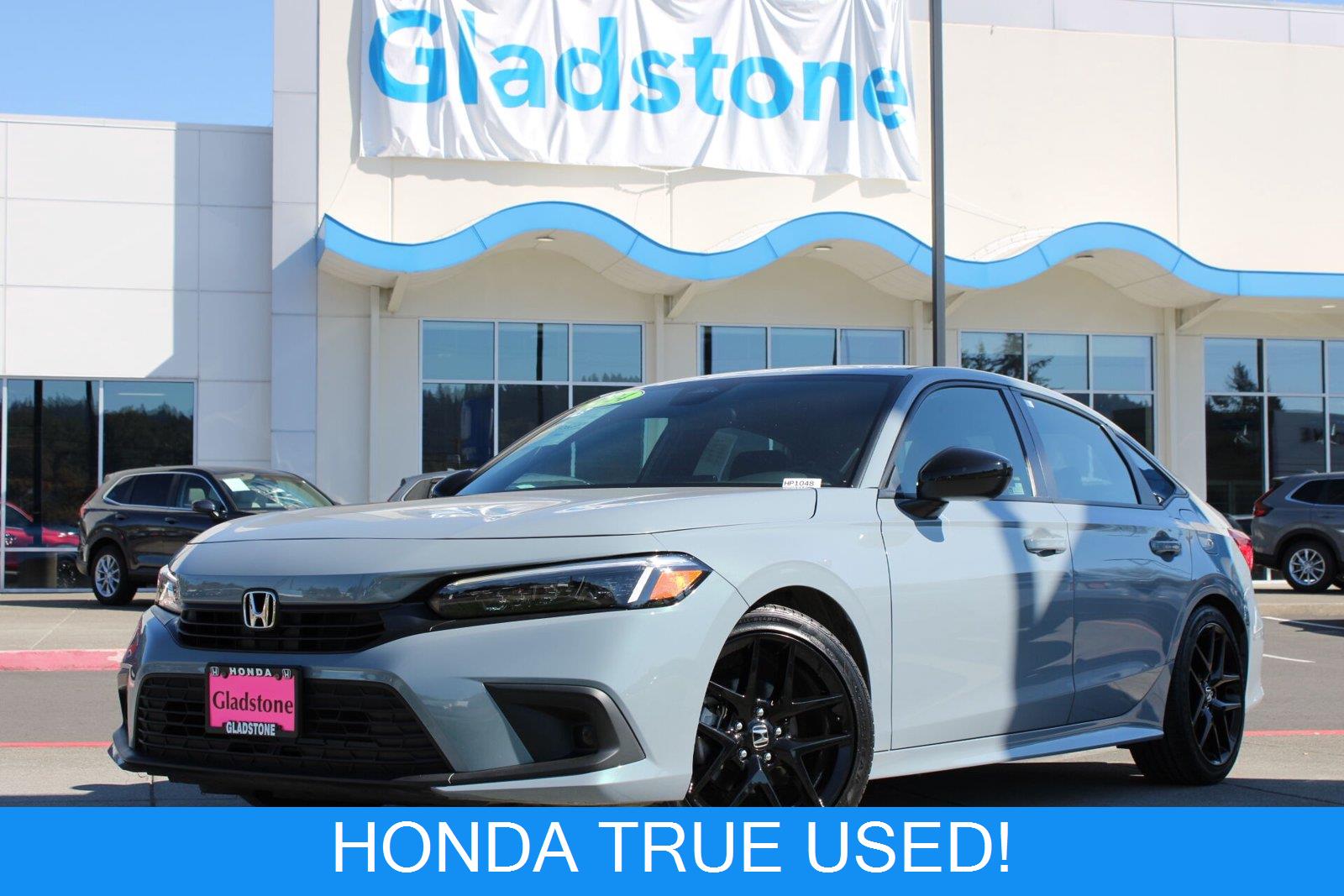Sonic Gray Pearl 2024 Honda Civic Sedan Front-Wheel Drive Continuously Variable Transmission