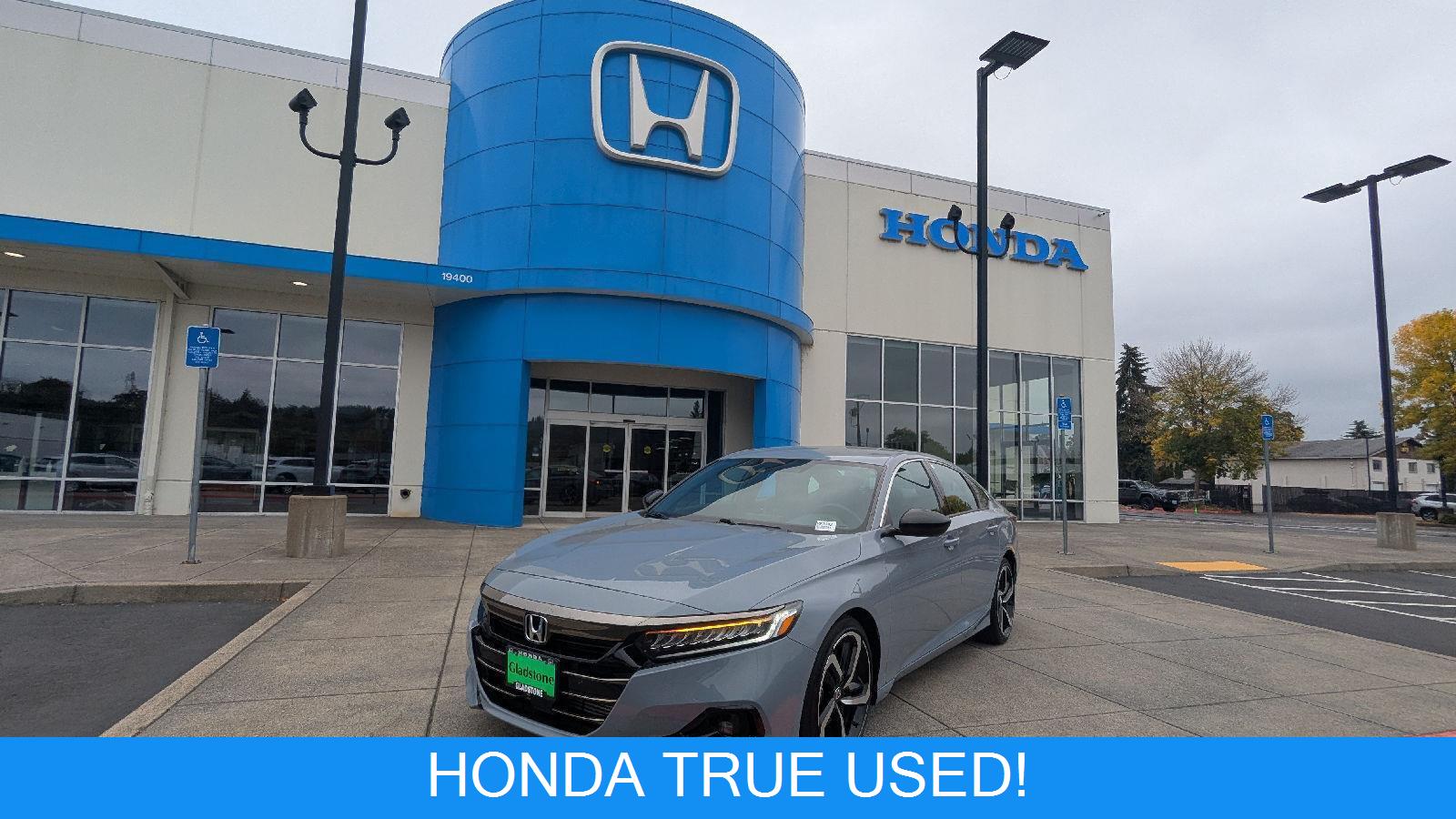 Sonic Gray Pearl 2022 Honda Accord Sedan Front-Wheel Drive Continuously Variable Transmission