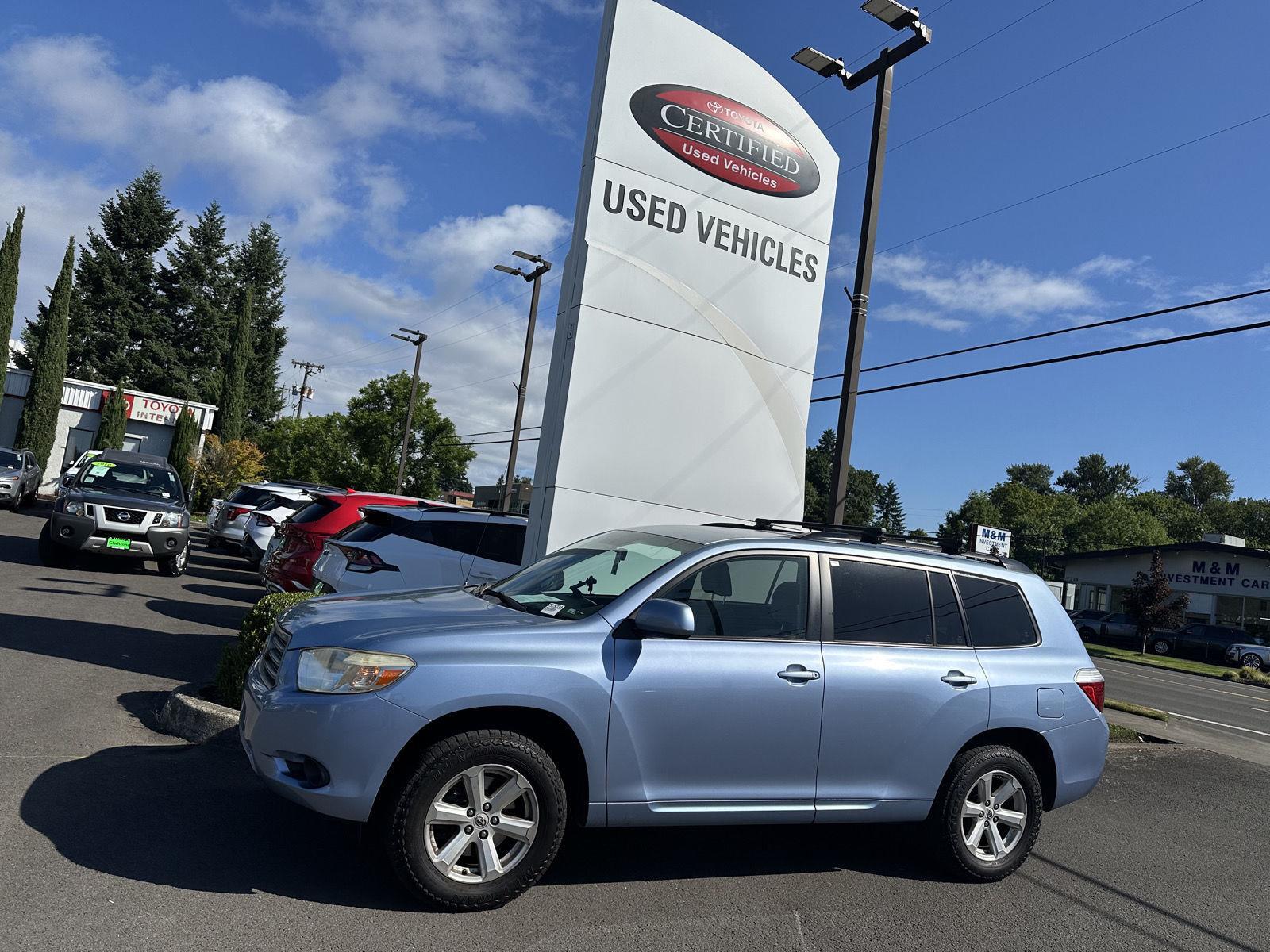 Certified 2008 Toyota Highlander Base with VIN JTEES41A982004512 for sale in Gladstone, OR