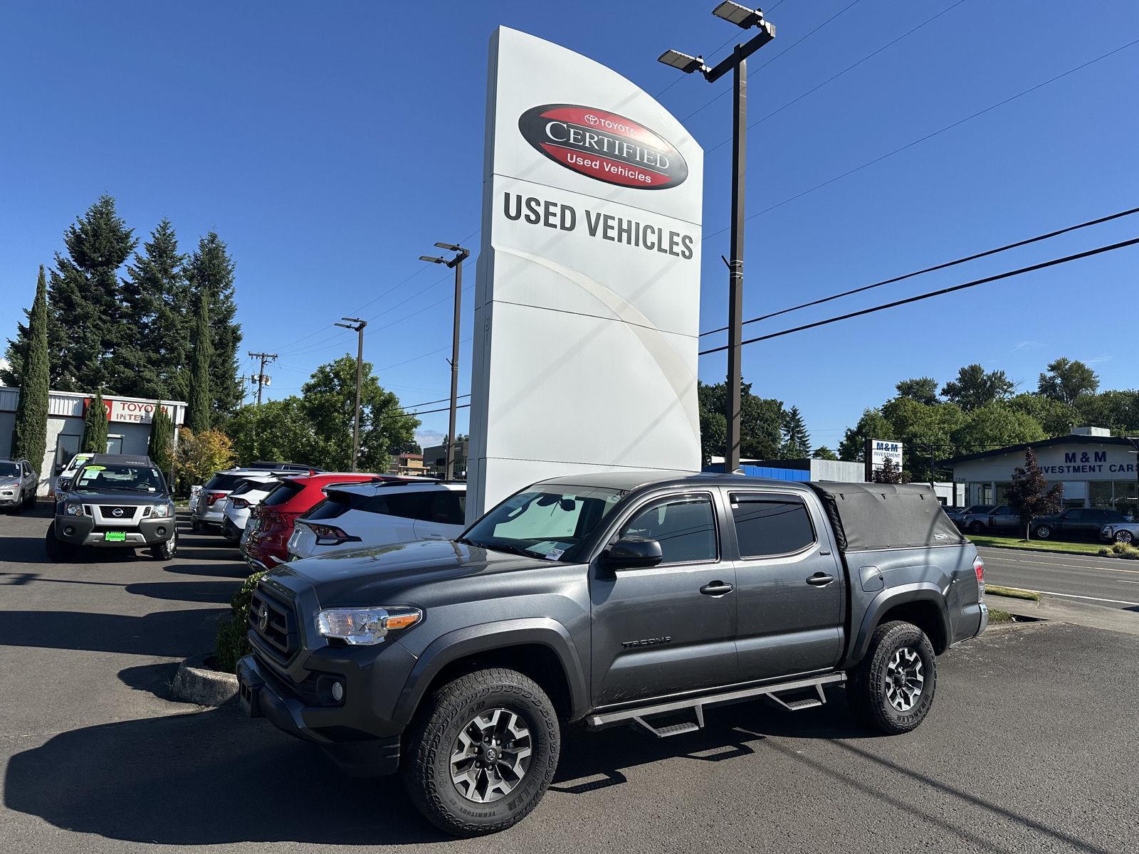Certified 2023 Toyota Tacoma SR5 with VIN 3TMAZ5CN1PM204991 for sale in Gladstone, OR