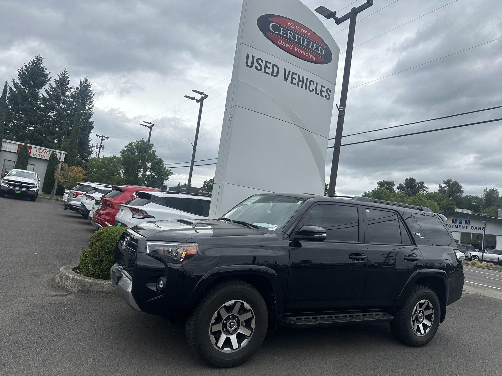 Certified 2022 Toyota 4Runner TRD Off-Road Premium with VIN JTERU5JR3N6080934 for sale in Gladstone, OR