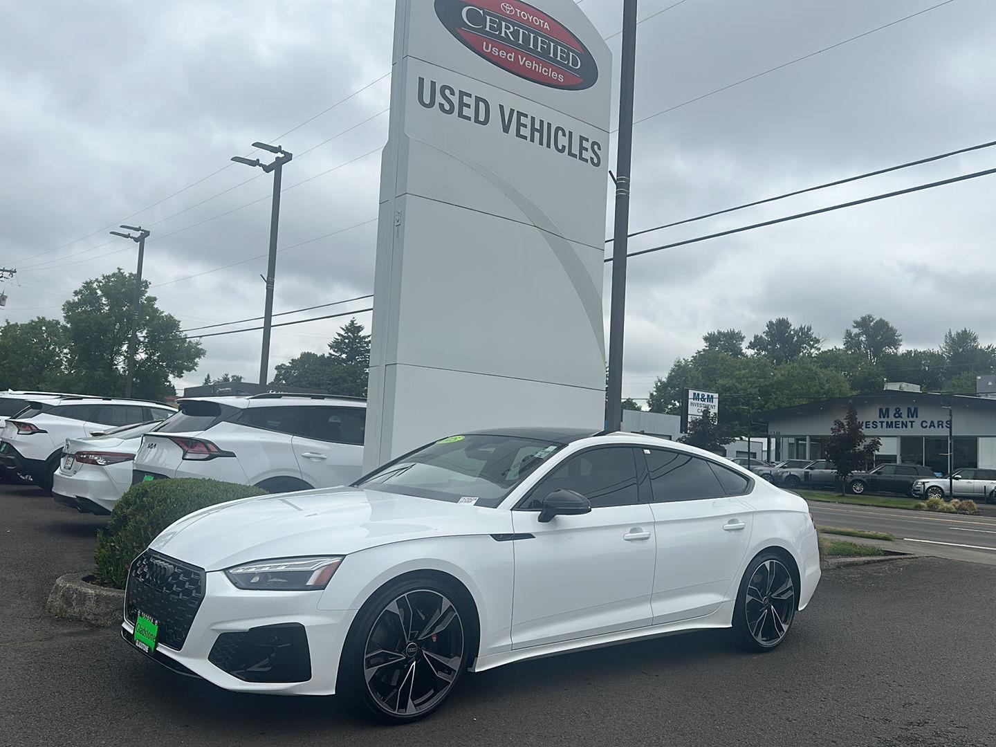 Certified 2025 Audi S5 Sportback Premium Plus with VIN WAUC4CF56SA001282 for sale in Gladstone, OR