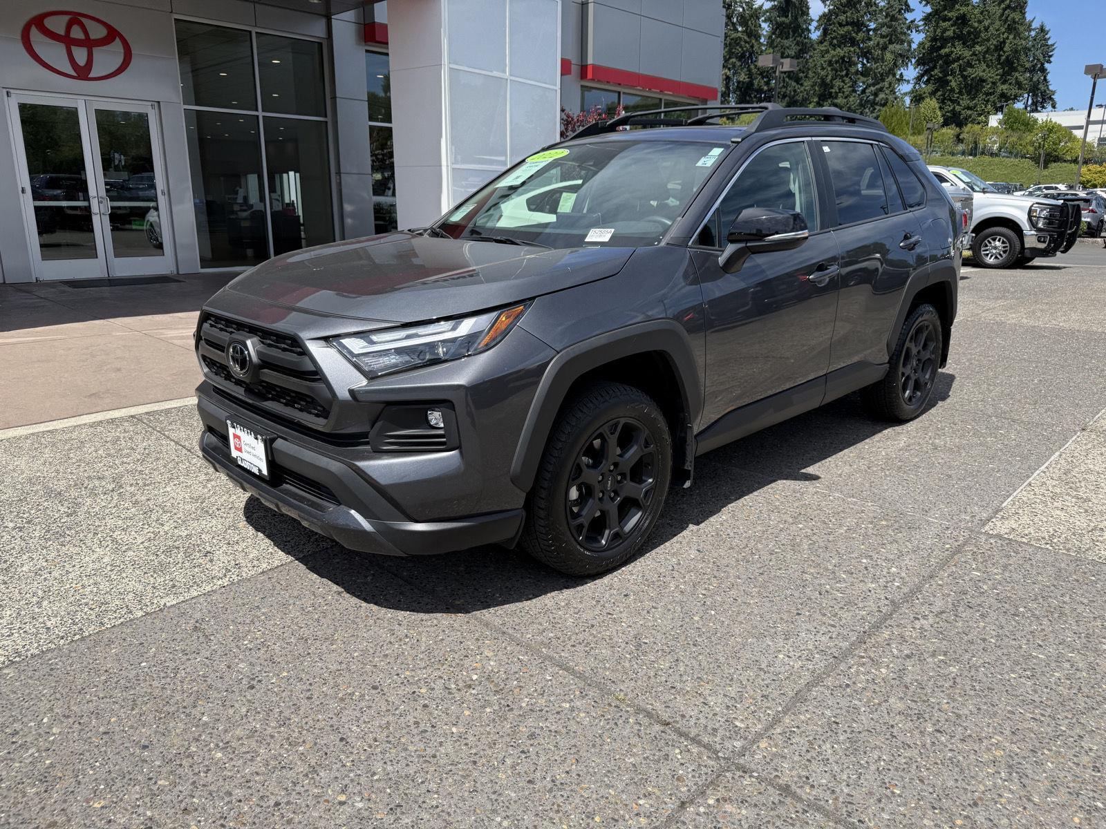 Certified 2022 Toyota RAV4 TRD Off-Road with VIN 2T3S1RFV3NW320073 for sale in Gladstone, OR