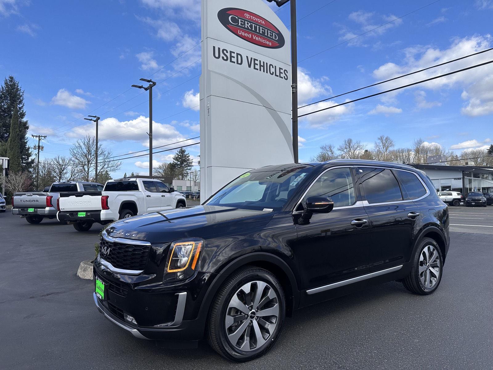 Ebony Black 2022 Kia Telluride SX AWD SUV / Crossover All-Wheel Drive Automatic