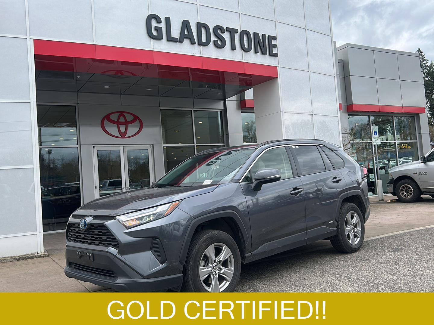 Magnetic Gray Metallic 2024 Toyota RAV4 Hybrid XLE AWD SUV / Crossover All-Wheel Drive Continuously Variable Transmission