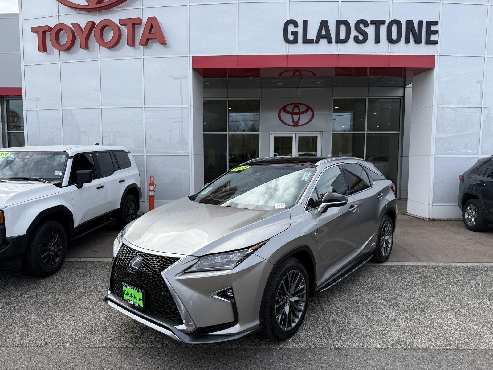Atomic Silver 2019 Lexus RX Hybrid 450h F Sport AWD SUV / Crossover All-Wheel Drive Continuously Variable Transmission