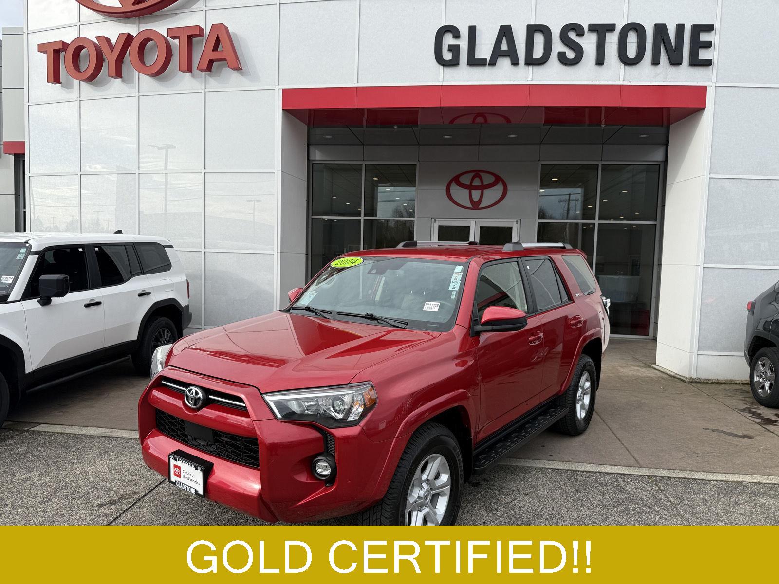 Barcelona Red Metallic 2024 Toyota 4Runner SR5 4WD SUV / Crossover Four-Wheel Drive Automatic