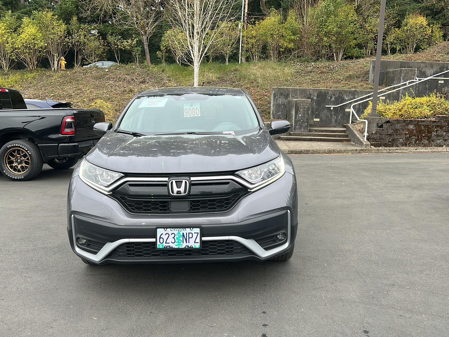Gray (Modern Steel Metallic) 2022 Honda CR-V EX FWD SUV / Crossover Front-Wheel Drive Continuously Variable Transmission