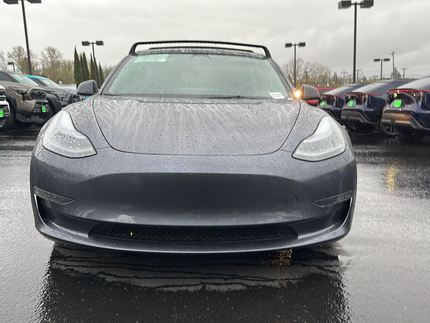Midnight Silver Metallic 2023 Tesla Model 3 RWD Sedan Rear-Wheel Drive Automatic