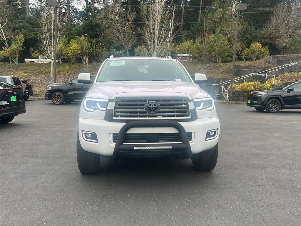 Super White 2018 Toyota Sequoia SR5 4WD SUV / Crossover Four-Wheel Drive Automatic